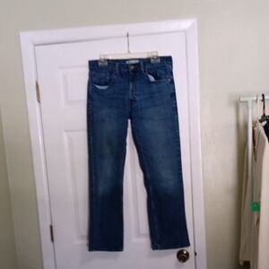 Levi Strauss Men's Denim Blue Straight Jeans